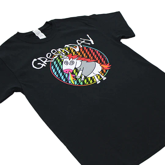 GREEN DAY 'PUKING UNICORN' T-SHIRT