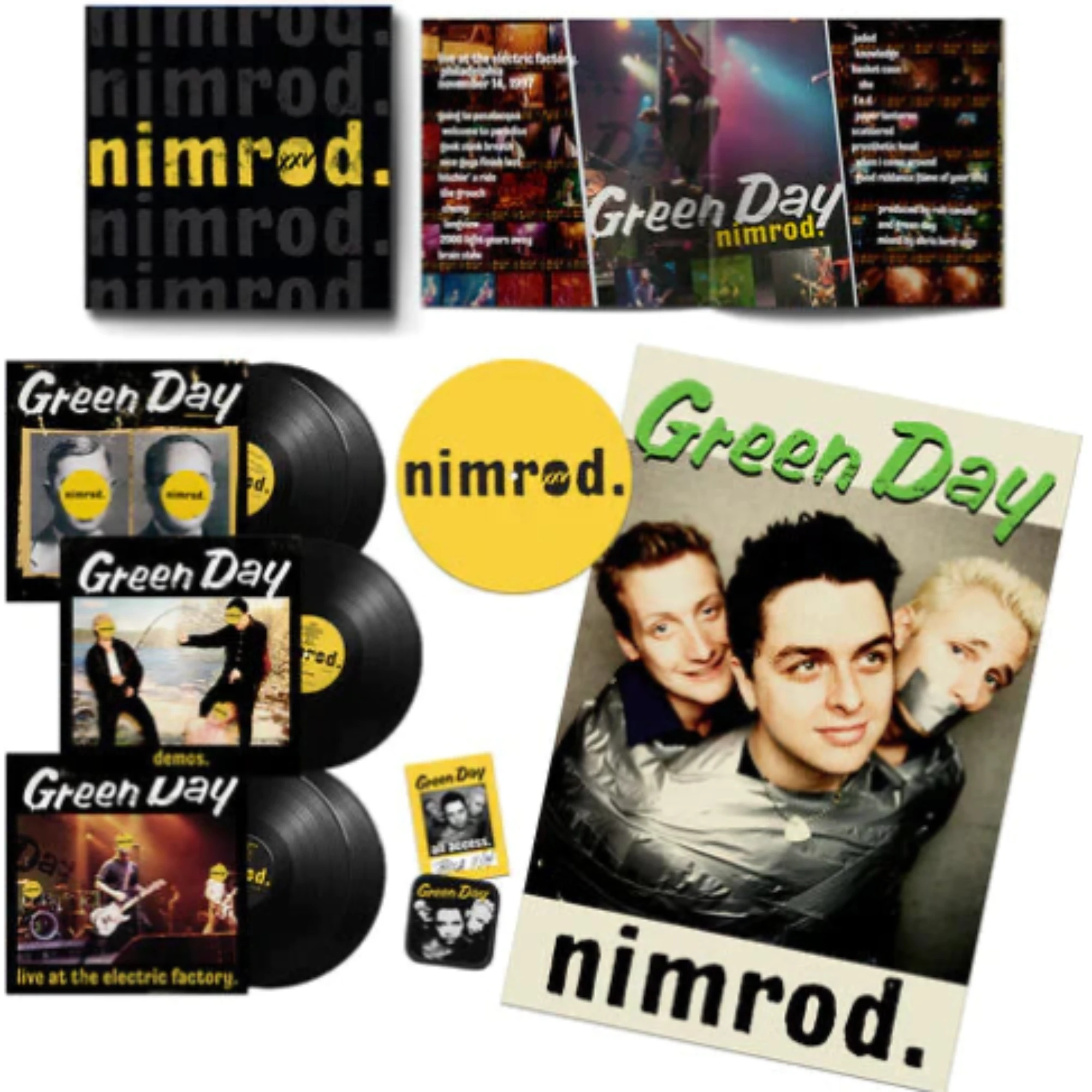 GREEN DAY 'NIMROD' BOX SET (25th Anniversary Edition)