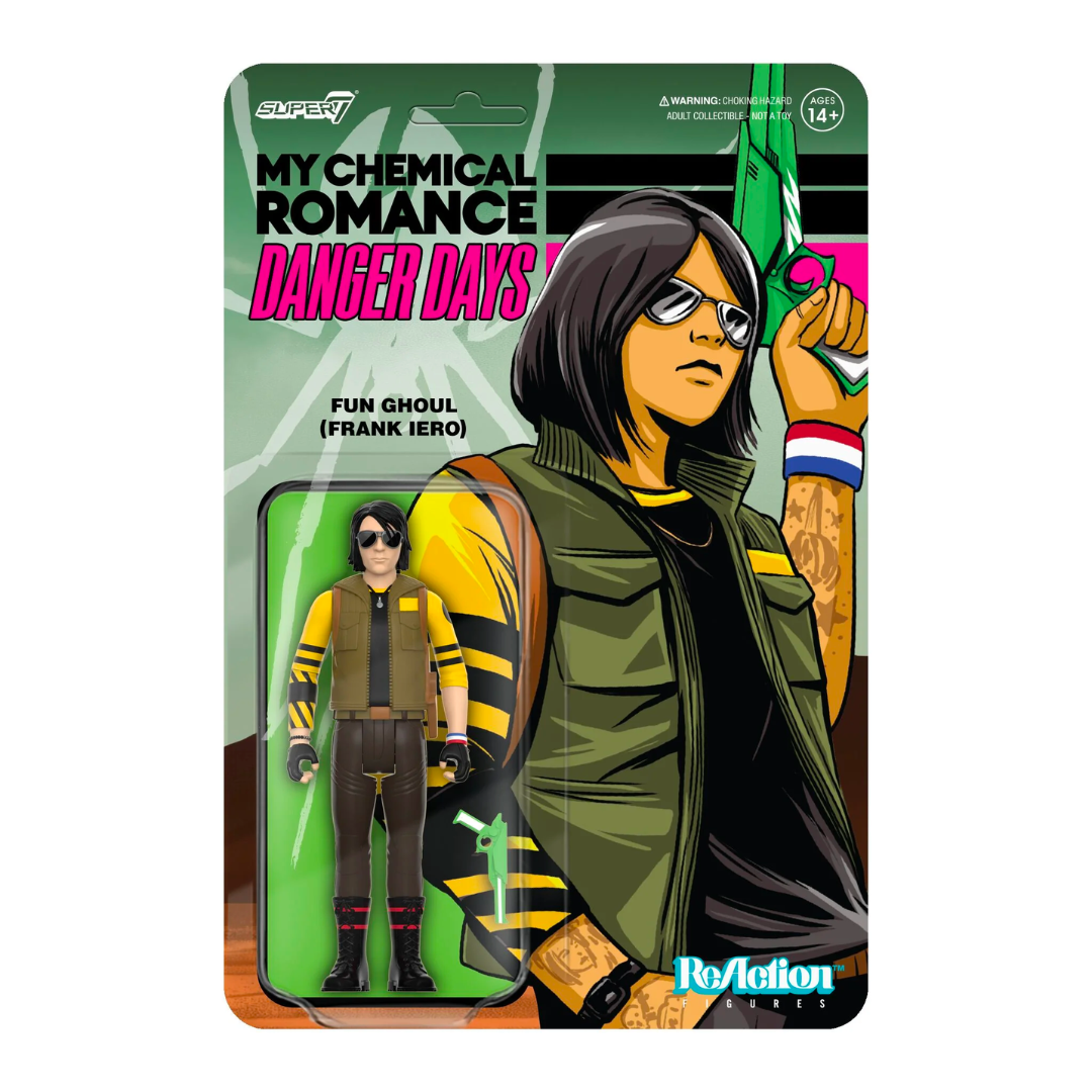 MY CHEMICAL ROMANCE REACTION FIGURE - WAVE 1 (DANGER DAYS) - FUN GHOUL MY CHEMICAL ROMANCE REACTION FIGURE - WAVE 1 (DANGER DAYS) - FUN GHOUL