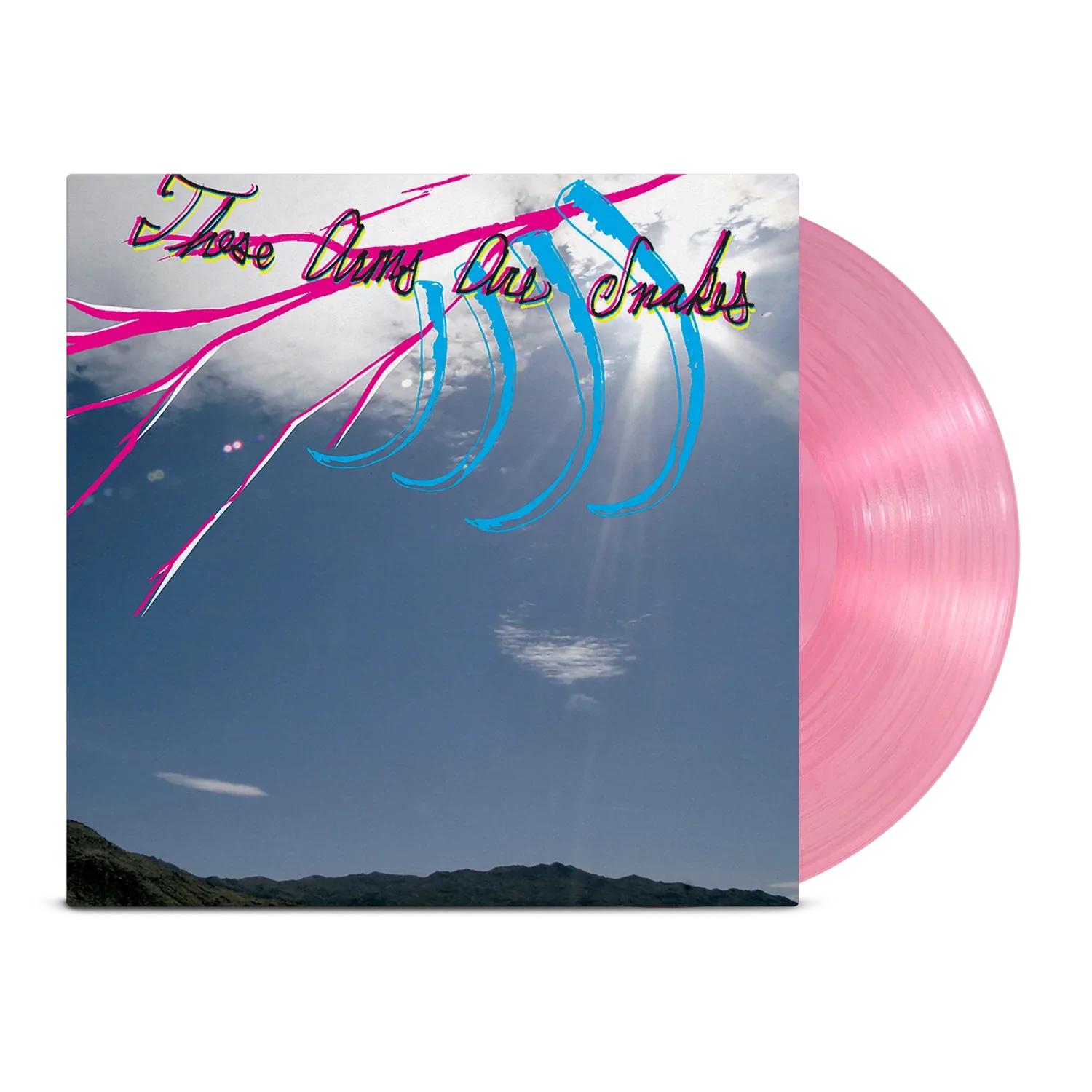 THESE ARMS ARE SNAKES 'EASTER' LIMITED-EDITION TRANSLUCENT PINK LP — ONLY 300 MADE