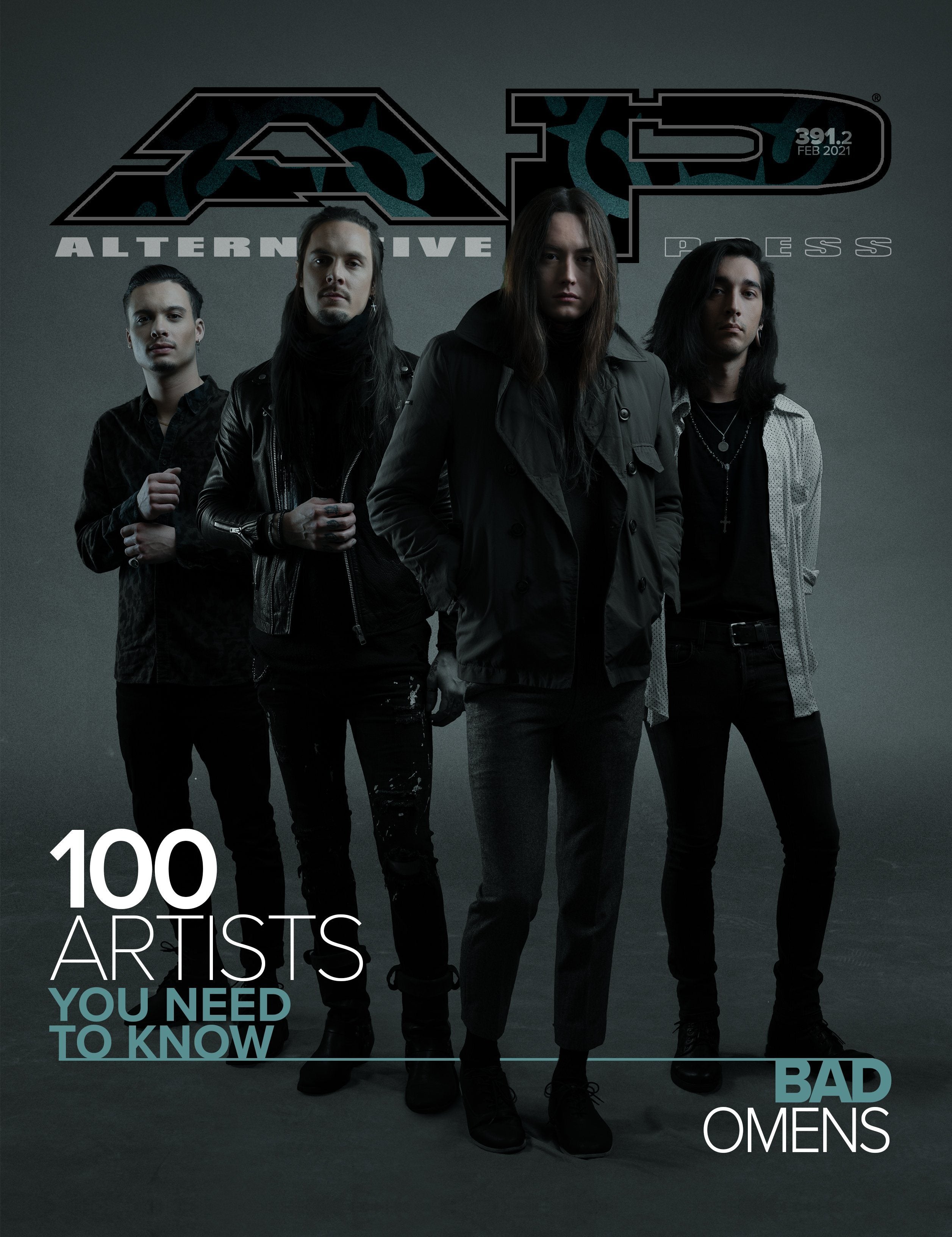 Bad Omens - 100 Artists - Alternative Press Magazine Issue 391 Version 2 New Gen Magazine Alternative Press Magazine