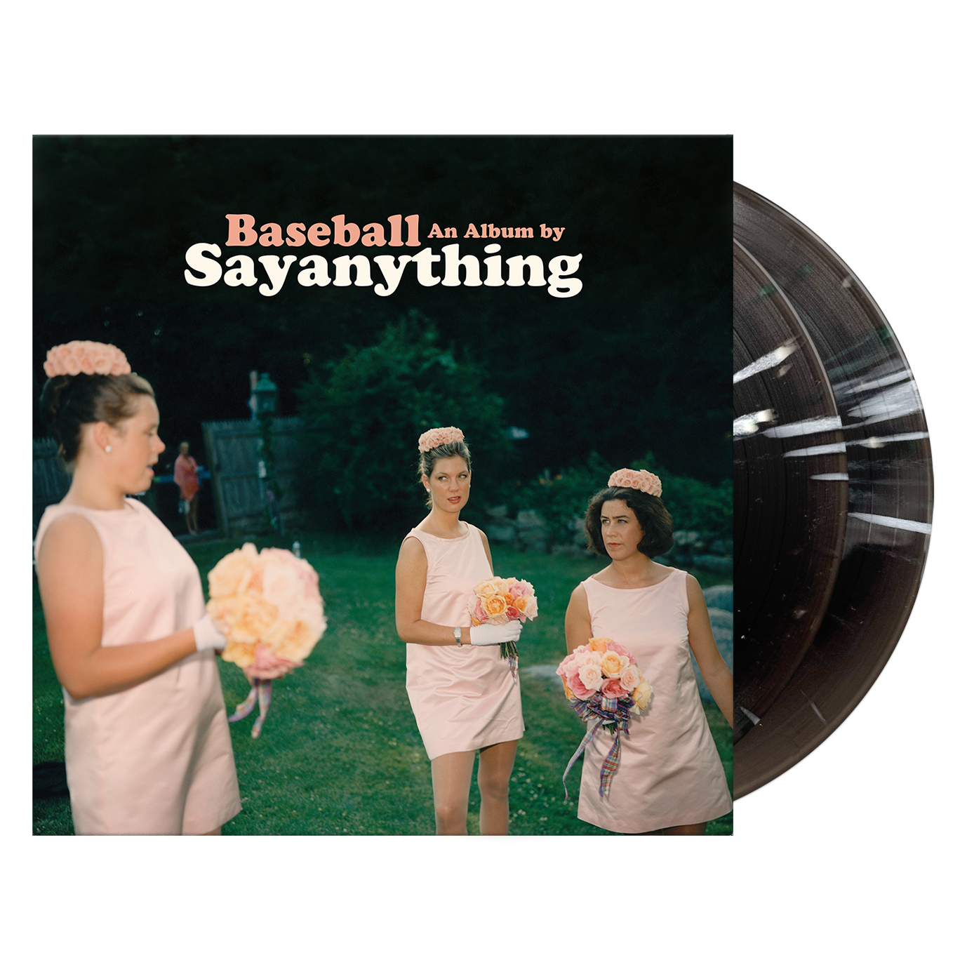 SAY ANYTHING ‘BASEBALL’ 2LP (Limited Edition – Only 300 Made, Black Ice Ghostly w/ Bone, Pink & Evergreen Splatter Vinyl)