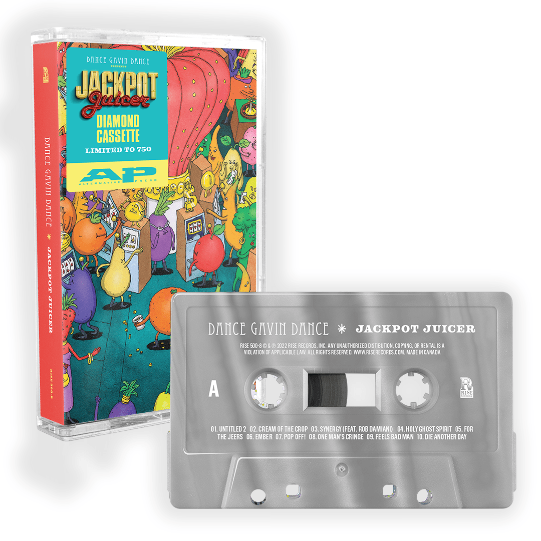 Dance Gavin Dance - 'Jackpot Juicer' Diamond Cassette Bundle (Limited Edition of 750) New Gen Magazine Alternative Press