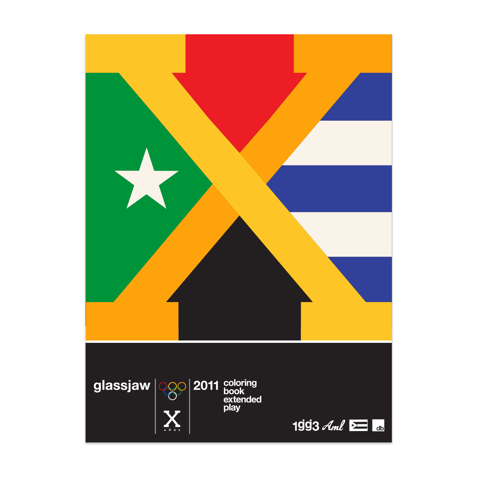 GLASSJAW 'COLORING BOOK' LIMITED EDITION SERIGRAPH GLASSJAW 'COLORING BOOK' LIMITED EDITION SERIGRAPH