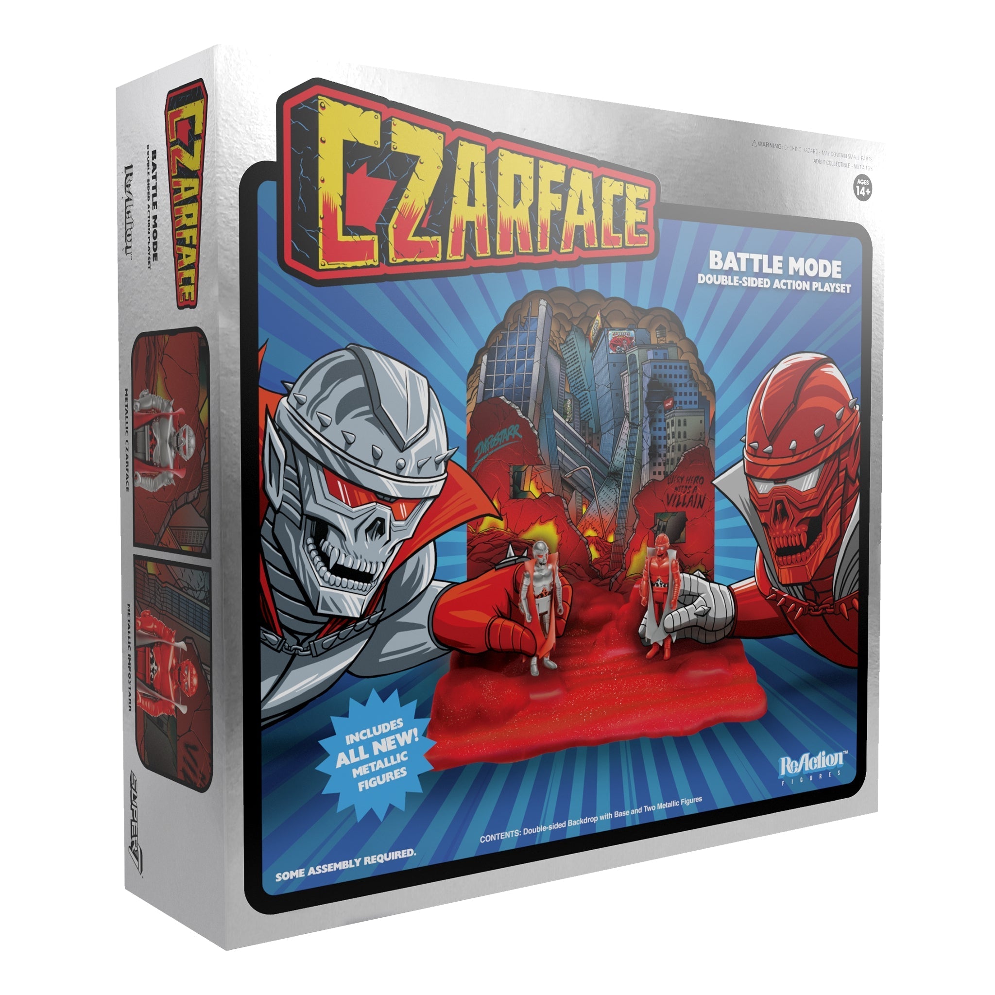CZARFACE REACTION FIGURES BATTLE MODE DOUBLESIDED PLAYSET