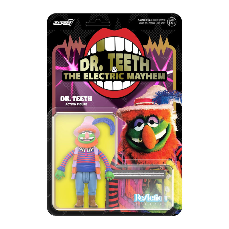 THE MUPPETS REACTION FIGURE WAVE 1 - ELECTRIC MAYHEM BAND - DR TEETH