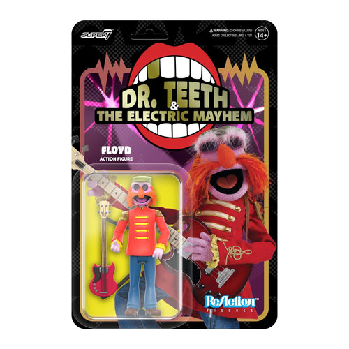 THE MUPPETS REACTION FIGURE WAVE 1 - ELECTRIC MAYHEM BAND - FLOYD