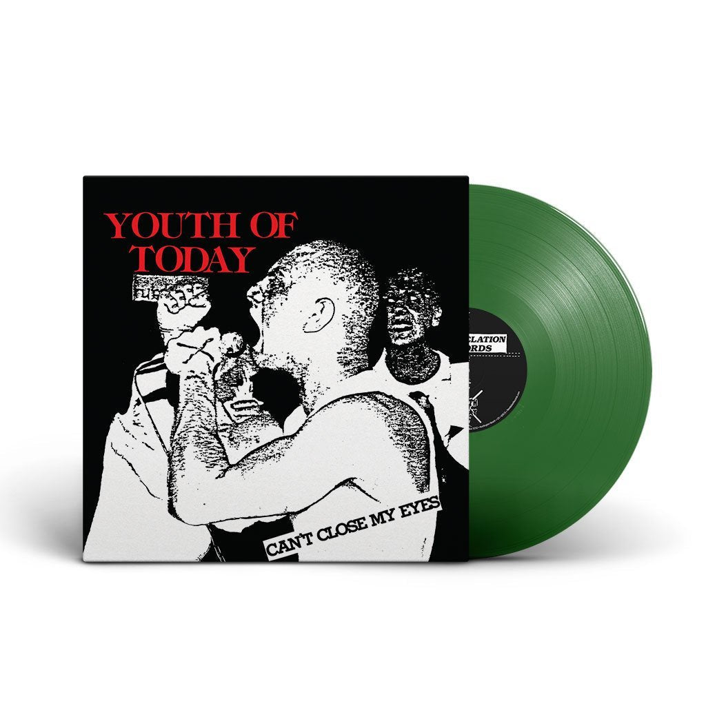 YOUTH OF TODAY 'CAN'T CLOSE MY EYES' GREEN LP