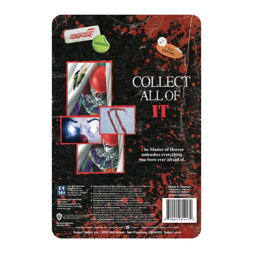 IT REACTION FIGURE - PENNYWISE (MONSTER)