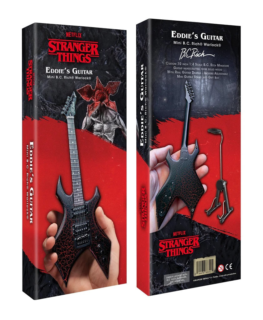 STRANGER THINGS - EDDIE'S GUITAR - B.C. RICH MINI GUITAR