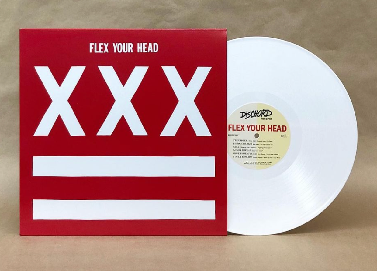 FLEX YOUR HEAD LP (White Vinyl, Featuring Teen Idles, Untouchables, SO