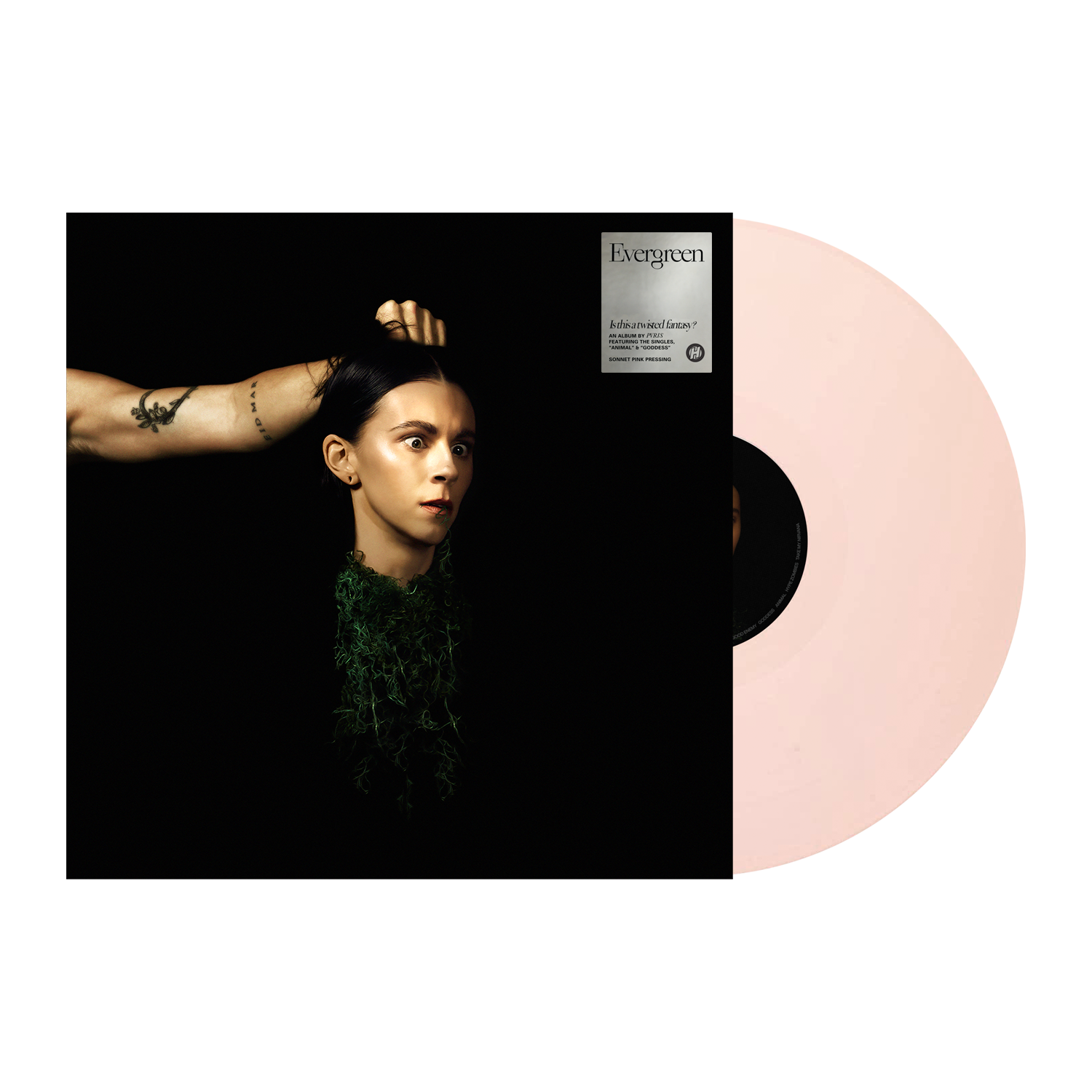 PVRIS ‘EVERGREEN’ LP (Limited Edition – Only 500 made, Sonnet Pink Vinyl)