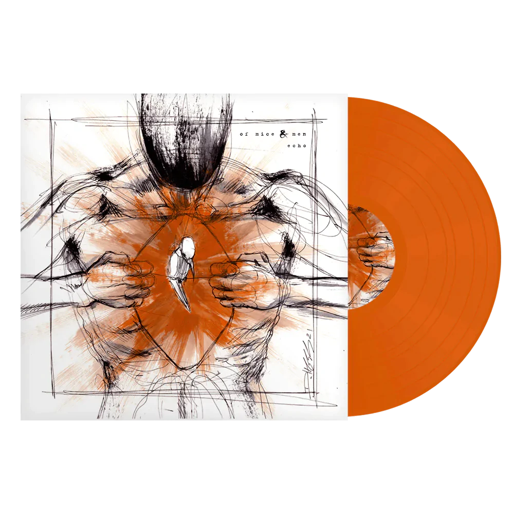 OF MICE & MEN 'ECHO' LIMITED-EDITION ORANGE CRUSH LP – ONLY 100 MADE