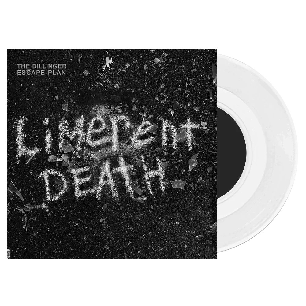 THE DILLINGER ESCAPE PLAN 'LIMERENT DEATH' BLACK WHITE AND SILVER 7" BUNDLE
