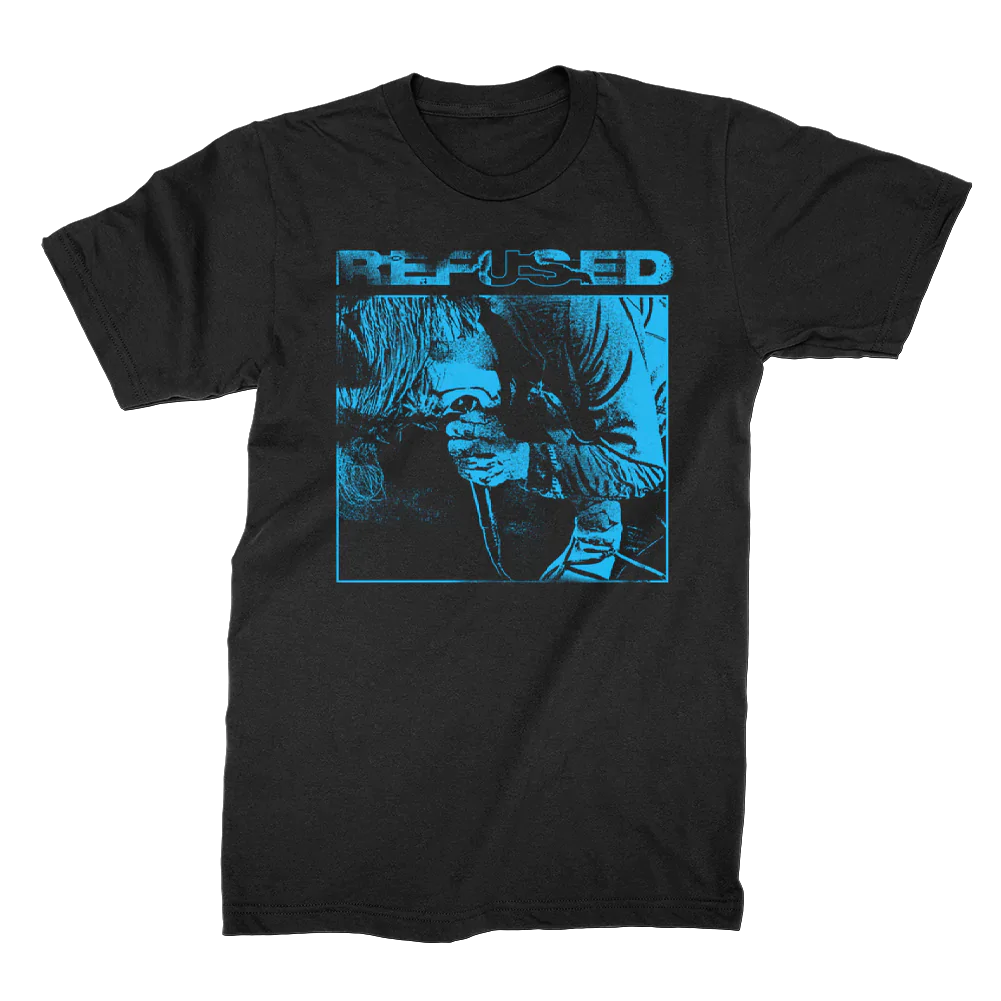 REFUSED 'NO ESCAPE MIC' T-SHIRT
