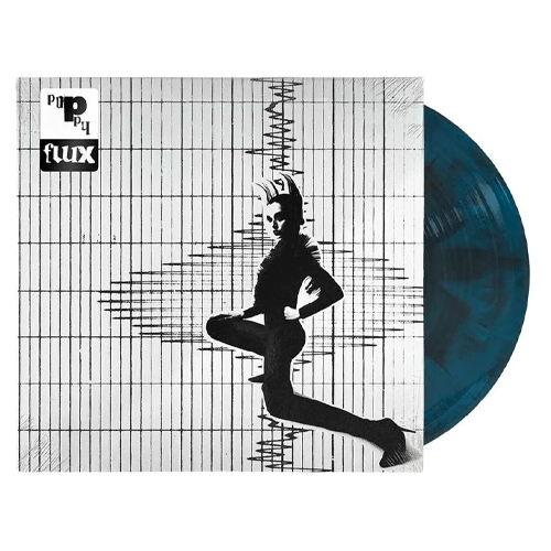 POPPY 'FLUX' LP (Black & Aqua Galaxy Vinyl)