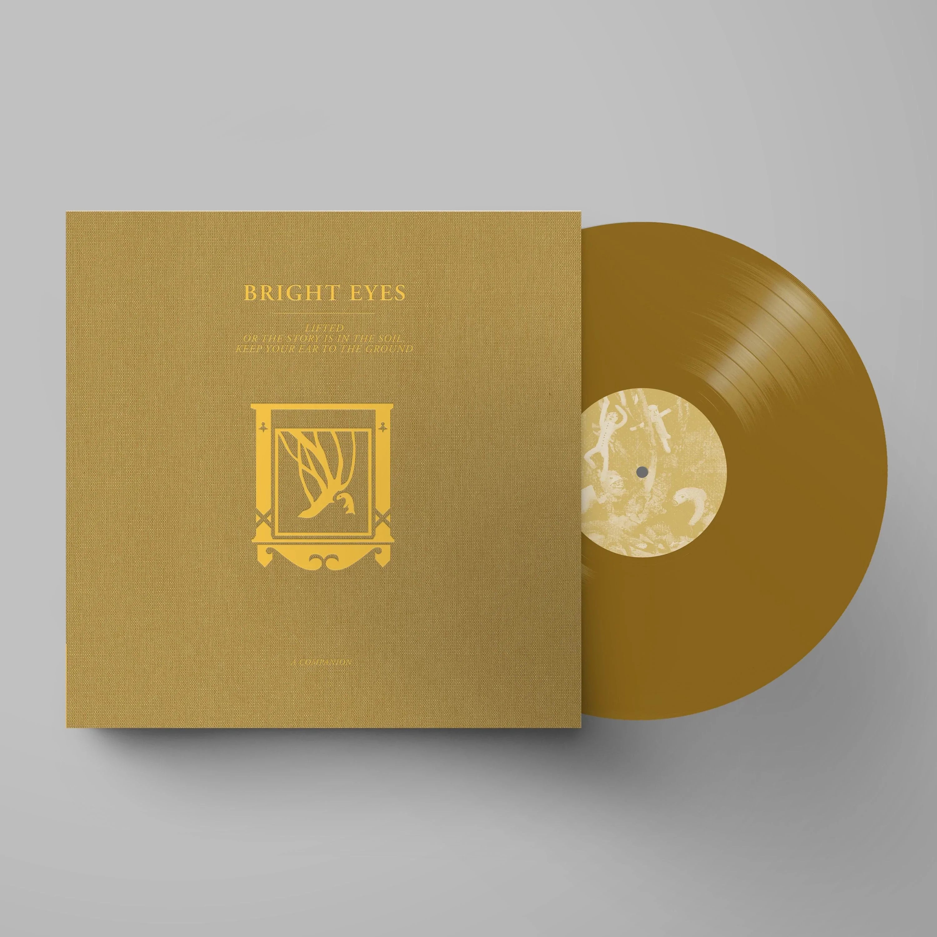 BRIGHT EYES 'LIFTED OR THE STORY IS IN THE SOIL, KEEP YOUR EAR TO THE GROUND: A COMPANION' 12" EP (Gold Vinyl)