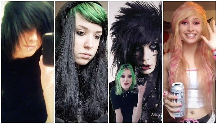 2000s scene kid tiktoks