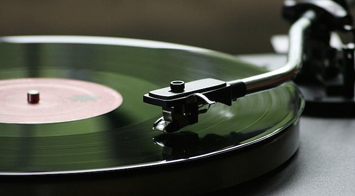 A vinyl record