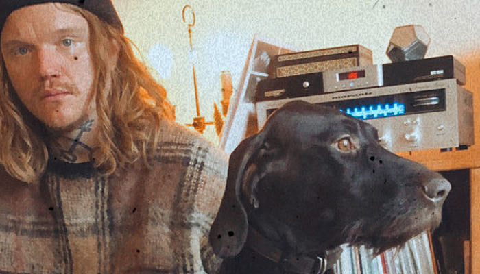AARON GILLESPIE & DOG