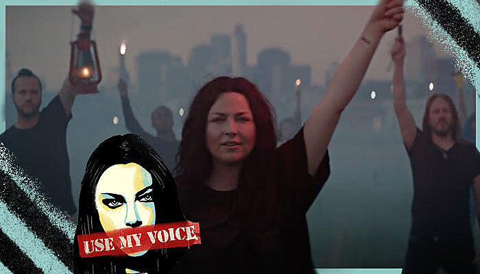 Evanescence Amy Lee Use My Voice HeadCount voter registration