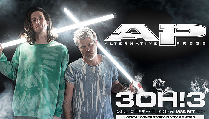 3OH!3 digital magazine cover story 3oh3 lonely machine