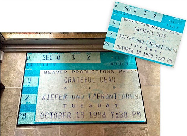 Concert_stub_floor_mat_-_News