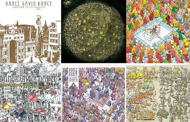 Dance_Gavin_Dance_-_Album_covers