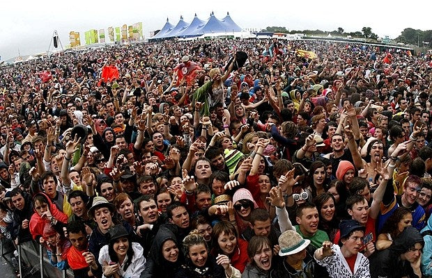 The Crowd at the Main Stage at OXEGEN 10 in Punchestown …KOBPIX..NO FEE