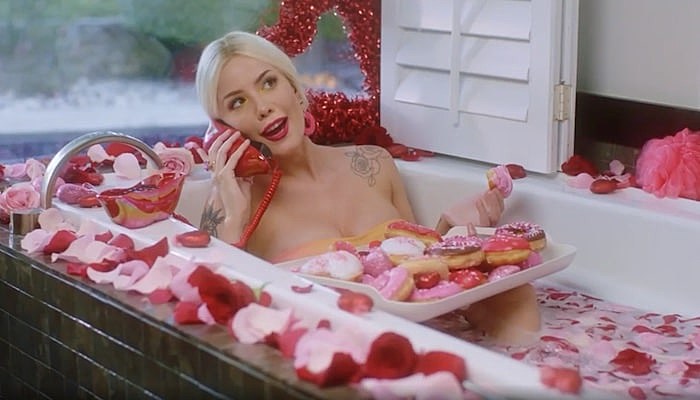 Halsey Mean Girls Valentine's Day makeup line-min