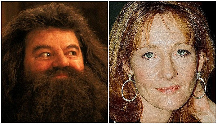 Harry Potter Hagrid Robbie Coltrane J.K. Rowling