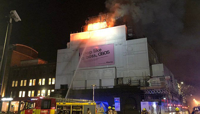 London venue fire