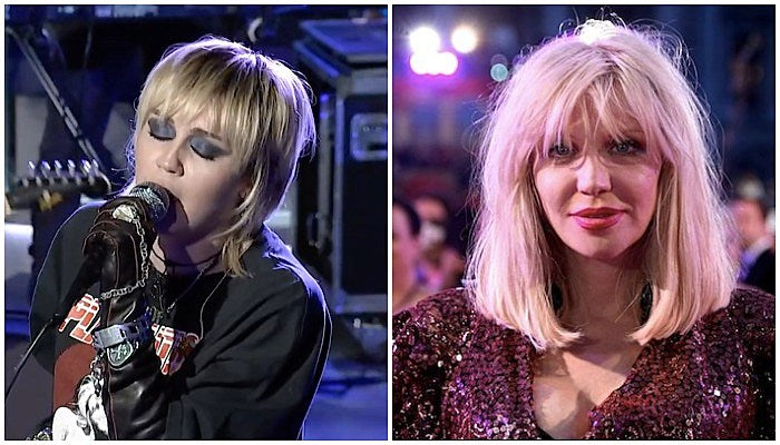 Miley Cyrus Courtney Love Hole
