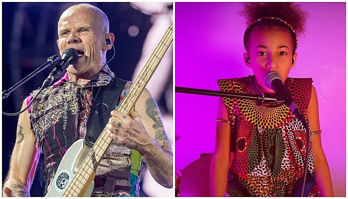 Nandi Bushell Flea Red Hot Chili Peppers