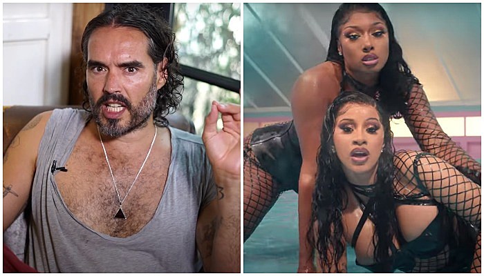 Russell Brand Megan Thee Stallion Cardi B WAP