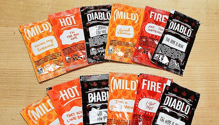 Taco Bell Sauce Packets