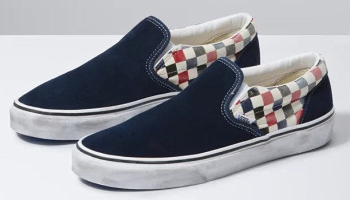 Vans washed out checkerboard