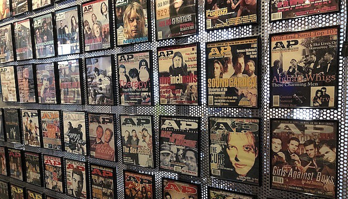 alternative press magazines wall