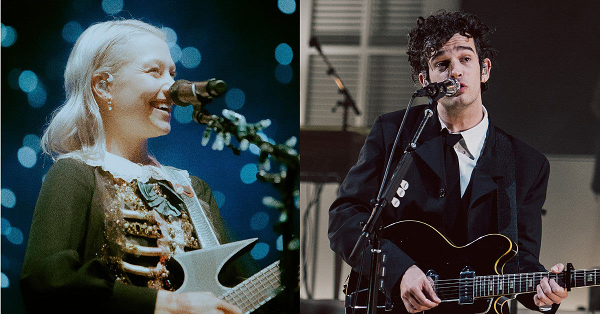 phoebe bridgers, the 1975, matty healy