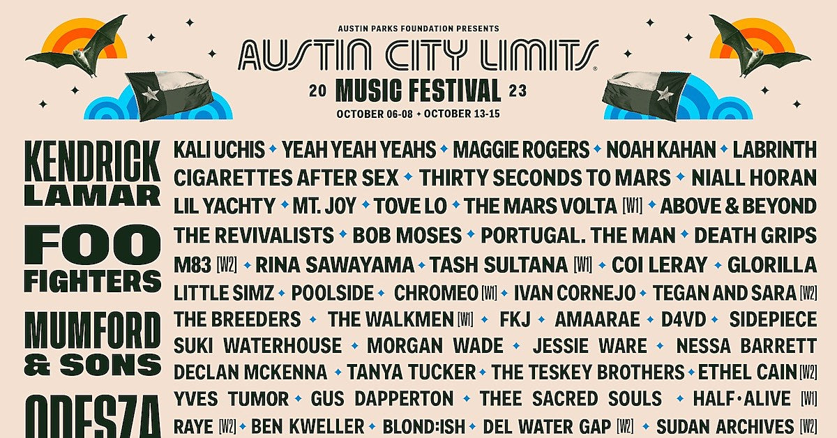 Austin City Limits lineup