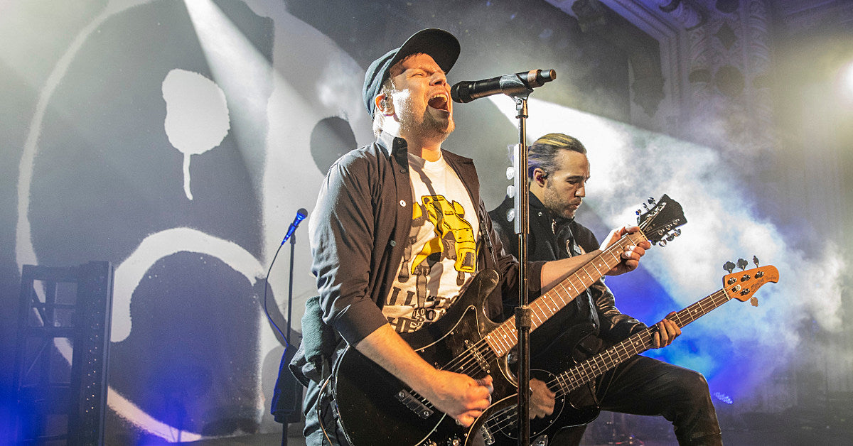 patrick stump and pete wentz of fall out boy
