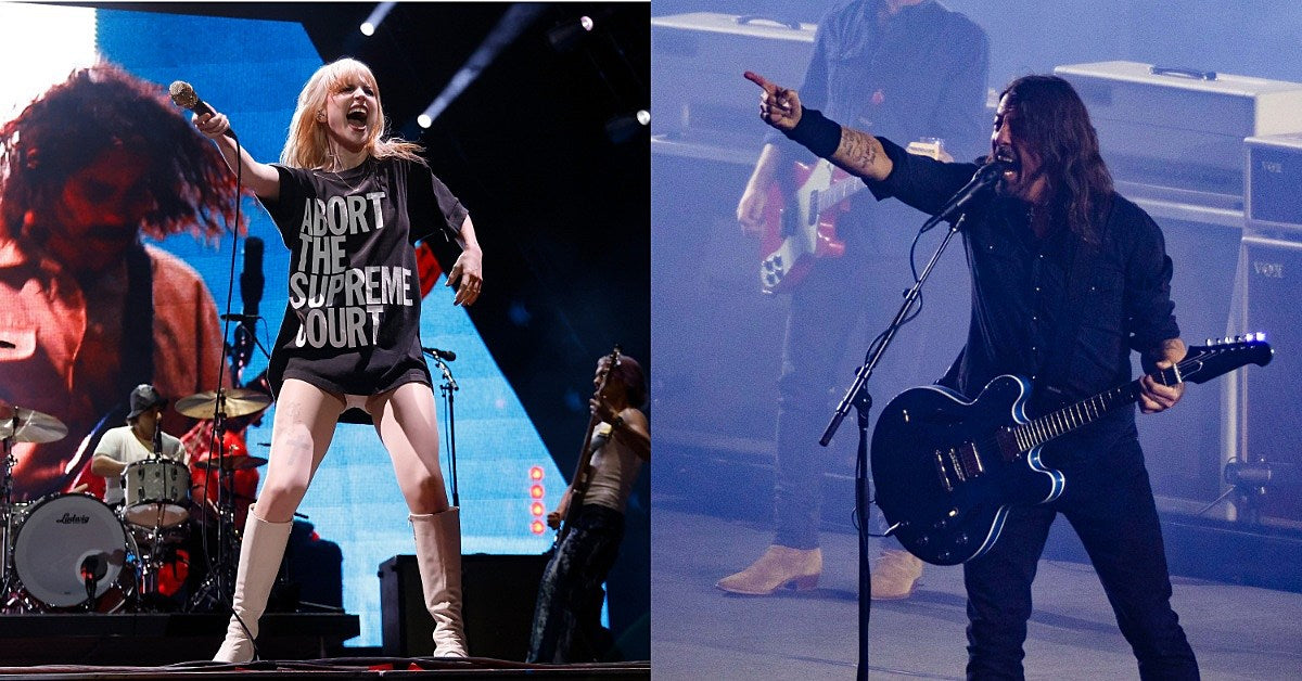 paramore, foo fighters