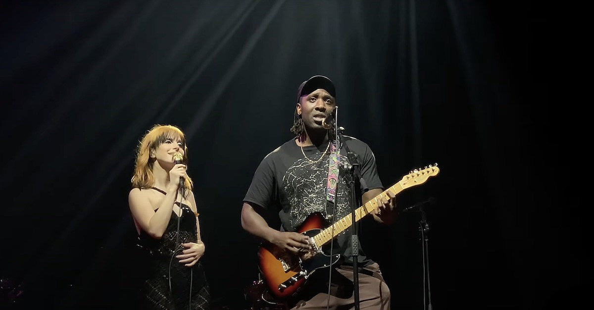 paramore bloc party on stage