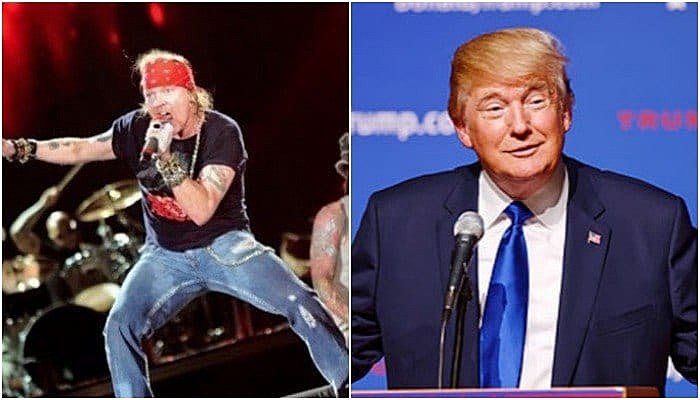 Axl Rose, Trump