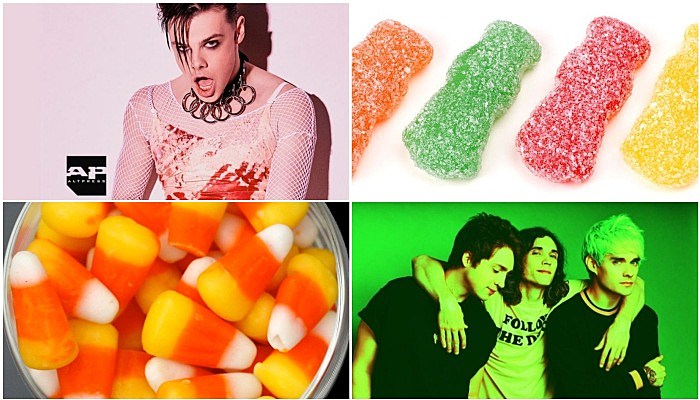 bands as halloween candy