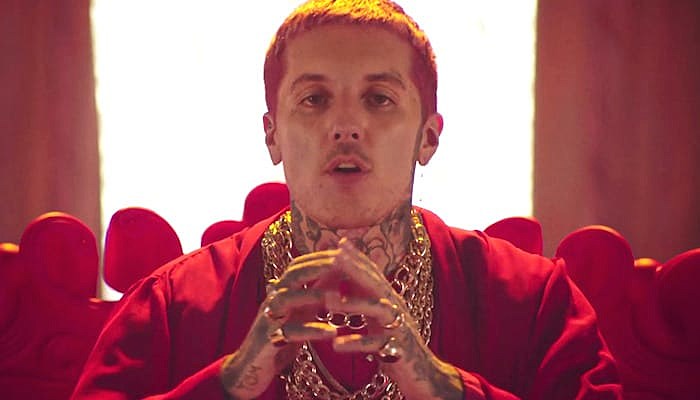 Bring Me The Horizon music video screenshot, oli sykes