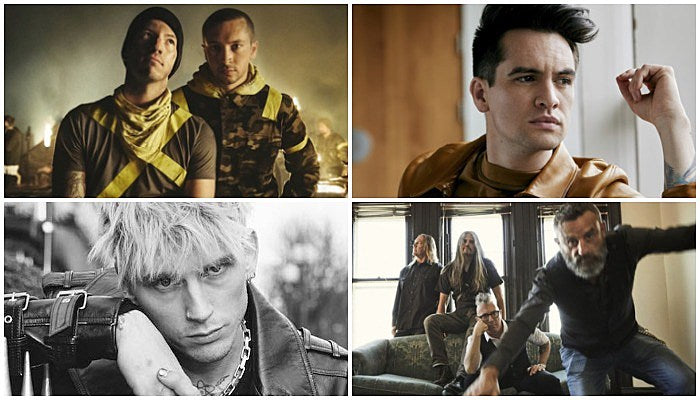 billboard music awards bbmas twenty one pilots panic at the disco machine gun kelly tool
