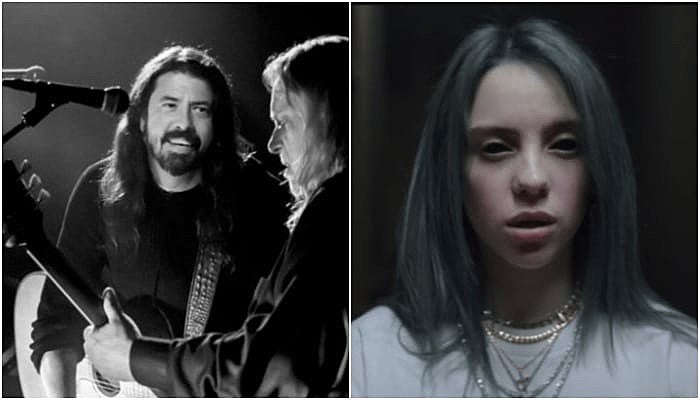 Dave Grohl and Billie Eilish
