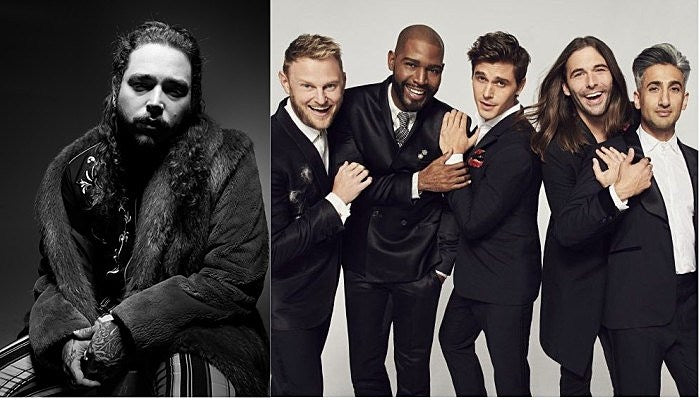 Post Malone and 'Queer Eye' cast