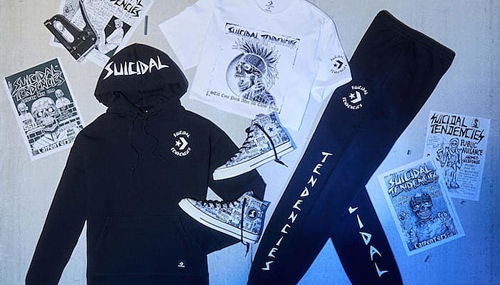 Sucidal Tendencies and Converse fashion collab line